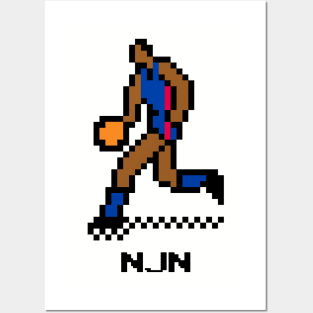 8-Bit Basketball - New Jersey Posters and Art